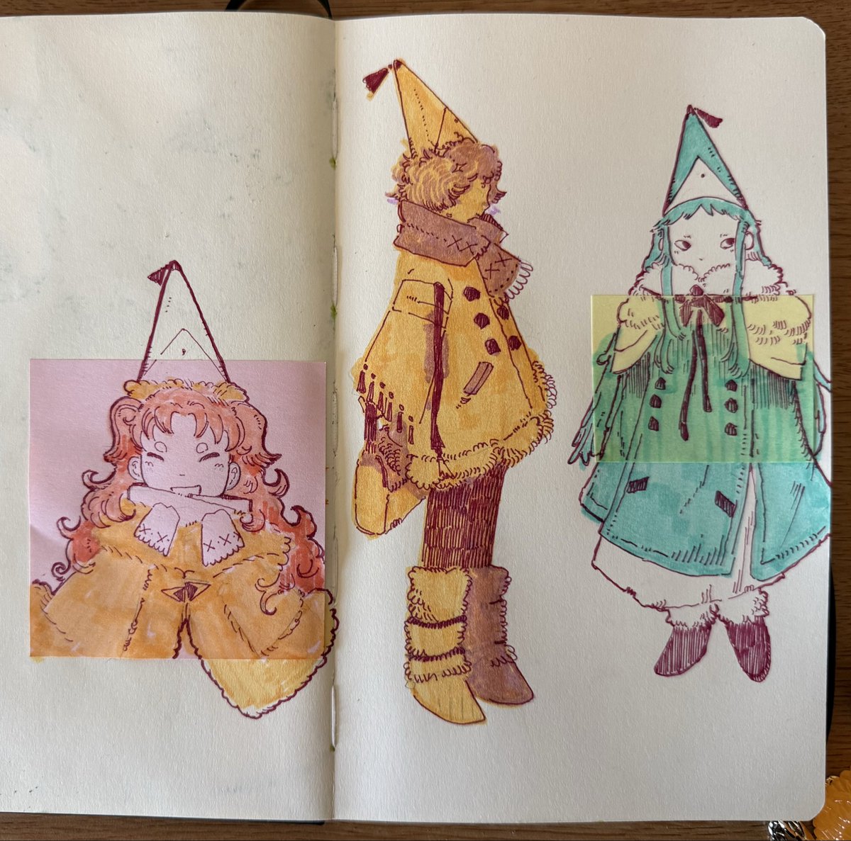 orangedglass's tweet photo. sum winter outfits ^_^
#Δ帽子 #witchhatatelier https://t.co/piZiB9hKg8