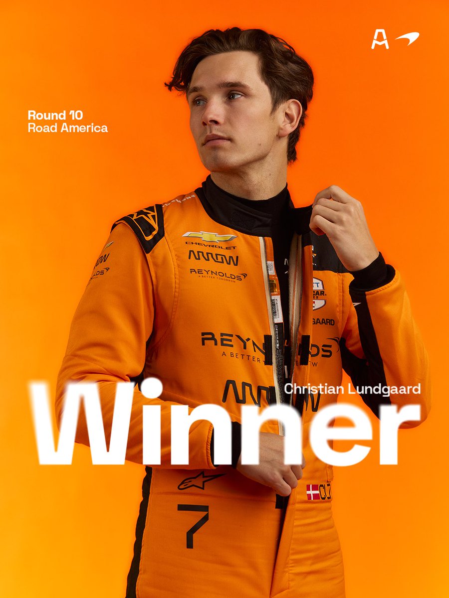 ArrowMcLaren's tweet photo. FROM THE BACK OF THE FIELD TO THE TOP STEP. 🏆 https://t.co/8P03sV8DBf