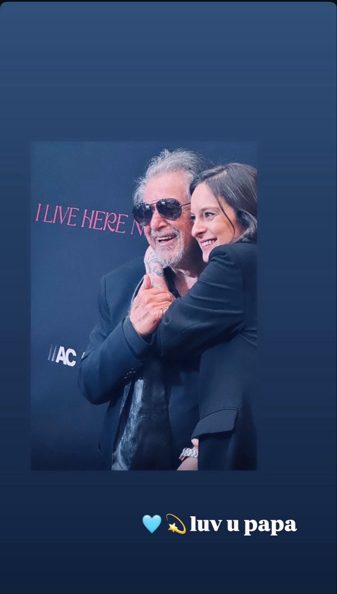 bestofpacino's tweet photo. Julie Pacino on her instagram stories. https://t.co/A6XRGP98Bg