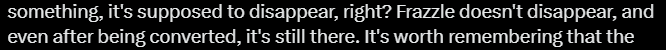 Erryg28's tweet photo. @FabsSivan @ProtoAvi @wuwapri why did they include "consuming" as an additional word? conversion was already there, so why?
yeah, ember is NOT frazzle so they had to make an exception for her, and yet you said this
that's why it's so frustrating, its crazy how much bs can one person produce in one discussion https://t.co/if67efTU4d