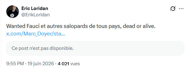 LockedFab's tweet photo. Une ordure appelant au meurtre peut en cacher une autre. Celle-ci est médecin. Un avis @ordre_medecins  ?
PS pour nos complotistes violents: Internet a de la mémoire !
https://t.co/PUamep1acW
https://t.co/b1sjm8VfIP https://t.co/YyHjmq9Pq1