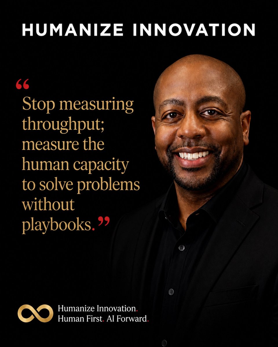 HumanizeFirst's tweet photo. Higher Ed traps people in compliance over readiness. In the era of synthetic brilliance, the edge is metabolizing complexity. Stop measuring throughput; measure the human capacity to solve problems without playbooks.

#HigherEd #HumanDelta #HumanFirstAIForward https://t.co/myTXugIjuu
