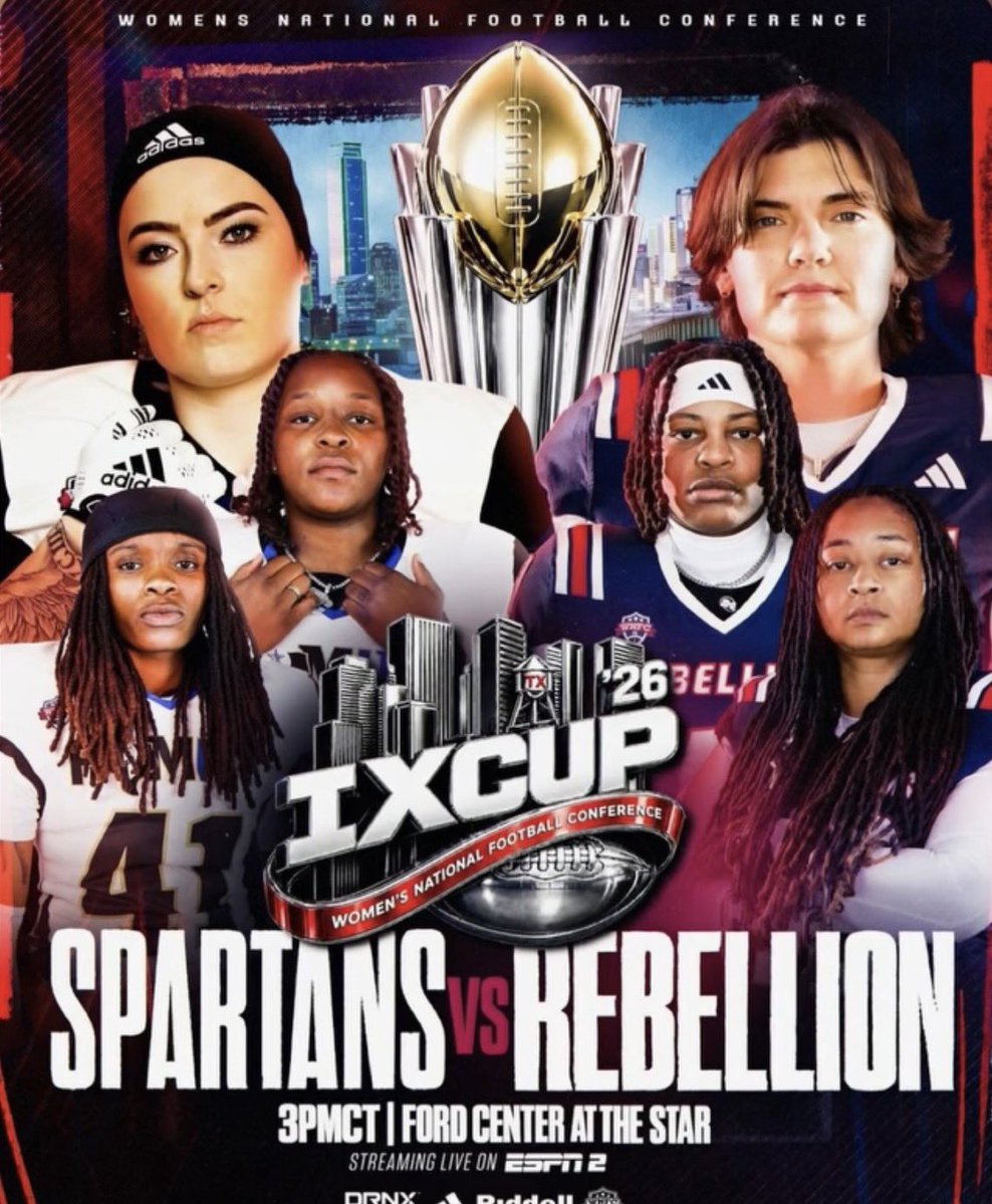 CoachKayMorgan's tweet photo. Game Day!!! Tune in to ESPN2 now!! 😎

Women play football too! https://t.co/KpgJyz1gRq