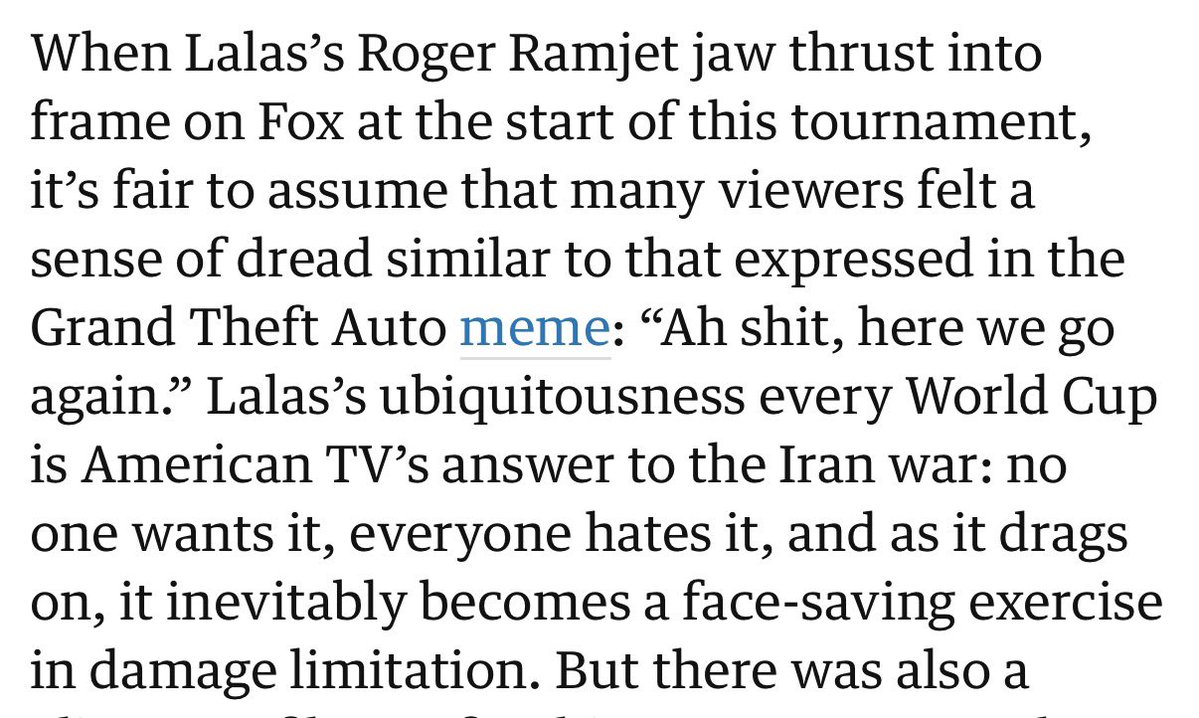matthew_auch's tweet photo. If you’ve ever wanted to read an intelligent, well-crafted piece that packs each sentence with as much disdain as is humanly possible to have towards Lalas, you are in for a treat. “The network’s resident carrot” is an all-time bar. https://t.co/73gqXBK8he