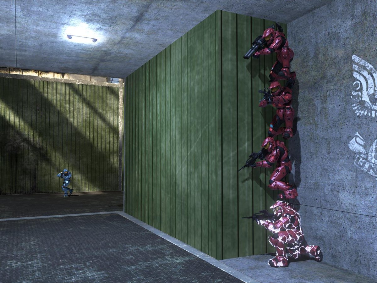 Naded's tweet photo. One of my favorite classic Halo 3 screenshots.

Insane strategy. https://t.co/LhyhWEnLf3