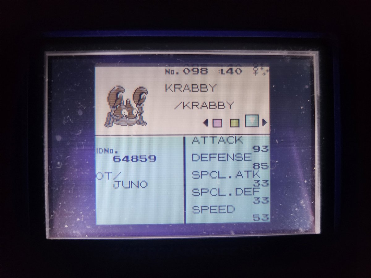Junofisher58608's tweet photo. Shiny Krabby after 3,827 FE's.... Phase 17 for Staryu #ShinyPokemon #fullodds https://t.co/rs1Tj0gwID