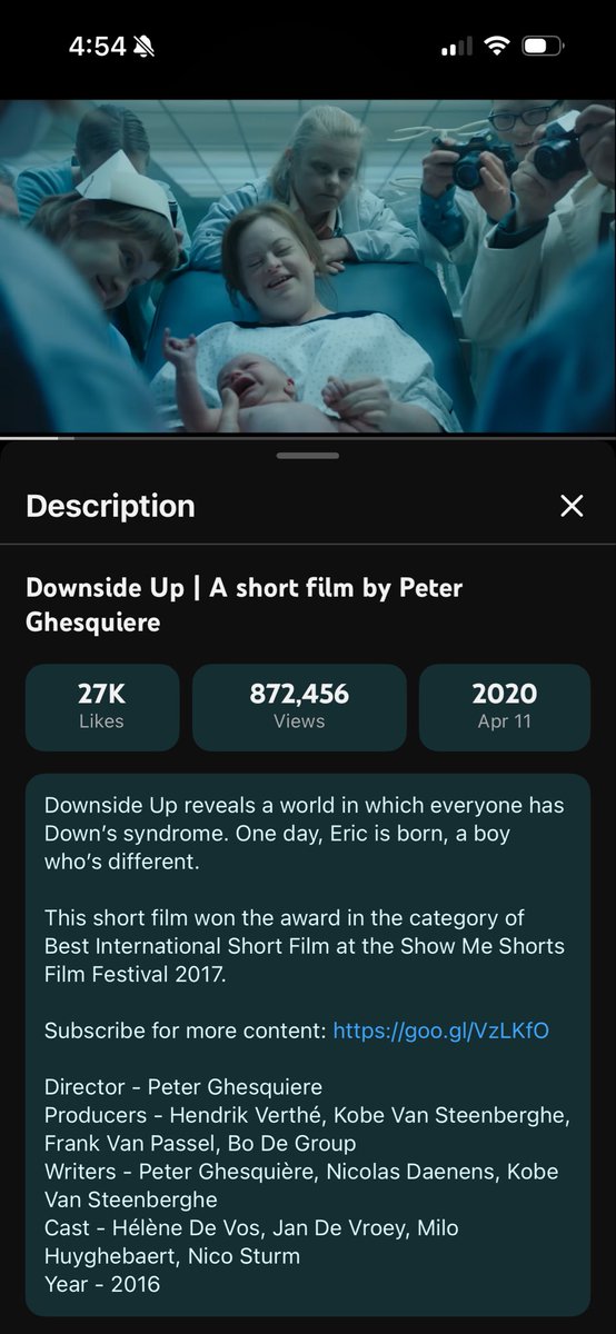 ExtrosityNT's tweet photo. @a_dzzle @souljagoyteller Here’s the entire short film posted on to YouTube in 2020. (Pre Ai) The description talks of it premiering various film festivals in 2017-2016. You are an idiot. https://t.co/PITcK4W3IJ