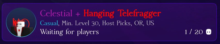Strange Nullscape Lobby Names tweet media