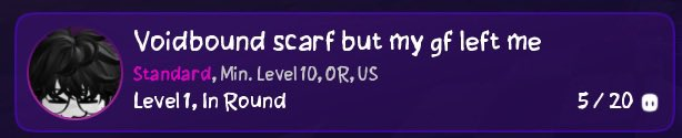 Strange Nullscape Lobby Names tweet media