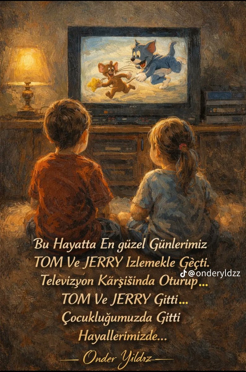 ErhanBitim's tweet photo. "Bu hayatta en güzel günlerimiz Tom Ve Jerry izlemekle geçti. Televizyon karşısında oturup. Tom ve Jerry gitti. Çocukluğumuzda gitti. Hayallerimizde."

#Pazar #HaftaSonu #GözyaşıSayfası
#Keşfet #Mutluluk #Huzur https://t.co/a6R16C4P9a