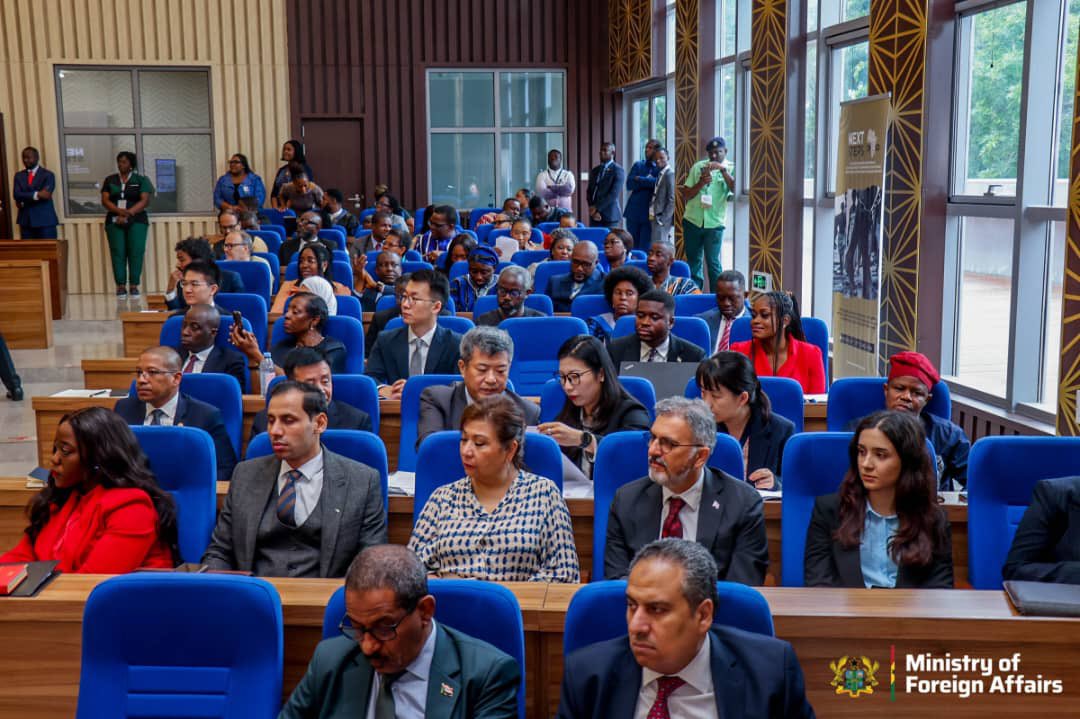 GhanaMFA's tweet photo. OPENING SENIOR OFFICIALS AND TECHNICAL EXPERTS MEETING ON REPARATORY JUSTICE

The Government of Ghana, on 17th June, 2026 commenced the Senior Officials and,

Click on the link to read more 

https://t.co/kE5peDw3NL https://t.co/mMS53UoLdt