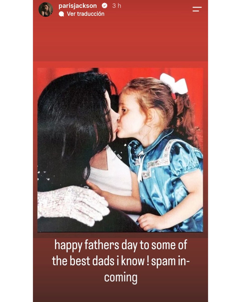 sebasmjjj's tweet photo. Paris Jackson a través de Instagram: "¡Feliz día del padre a algunos de los mejores papás que conozco! ♥️ https://t.co/9L0s9YesNJ