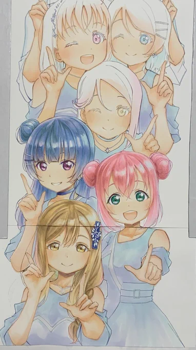 のぼり絵制作過程