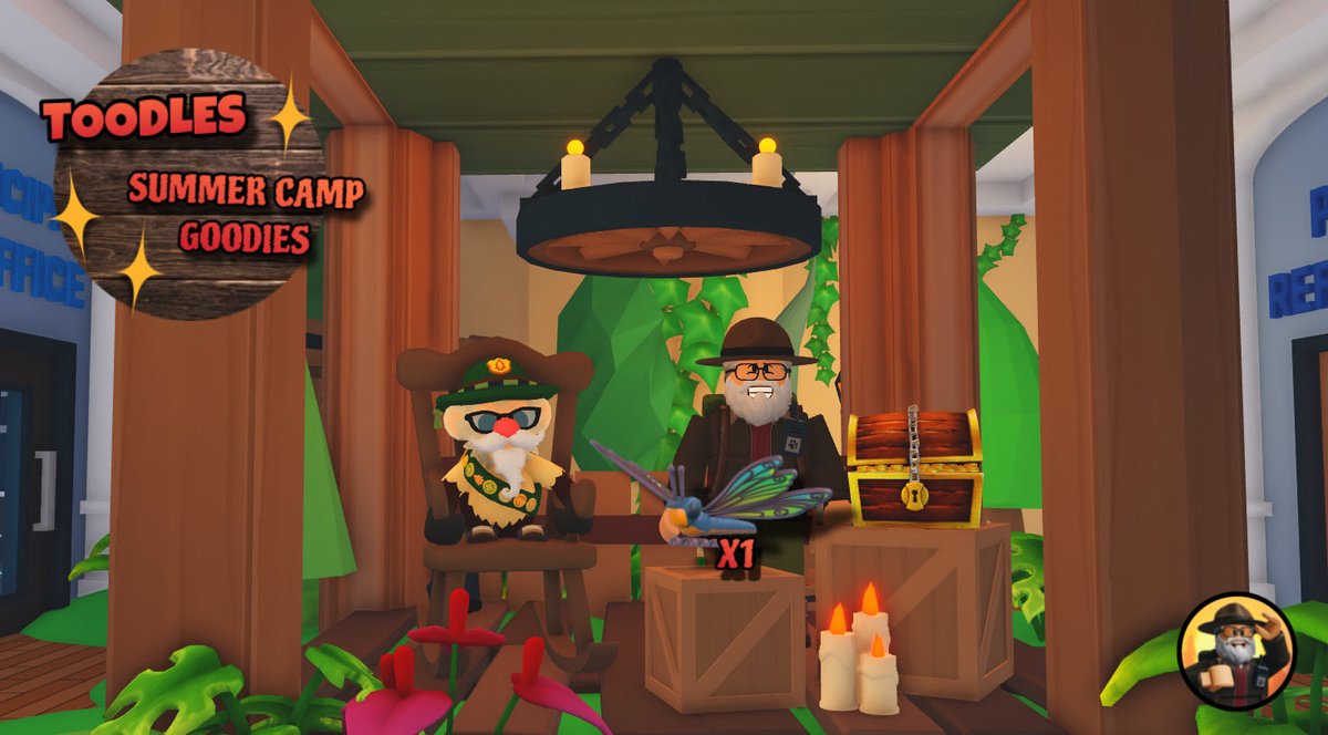 GrandpaWilliam_'s tweet photo. TOODLES SUMMER CAMP GOODIES WEEK 1 IS HERE! 🏕️

BE THE FIRST TO COMMENT TO RECEIVE A CLUBTAIL DRAGONFLY 🌈

GOOD-LUCK ✨ https://t.co/kRa7kFKTGD