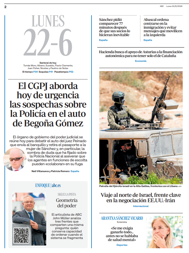 abc_es's tweet photo. La portada y la Dos de ABC. Pronto, en @abckioskoymas https://t.co/Cz4lVArLBZ
