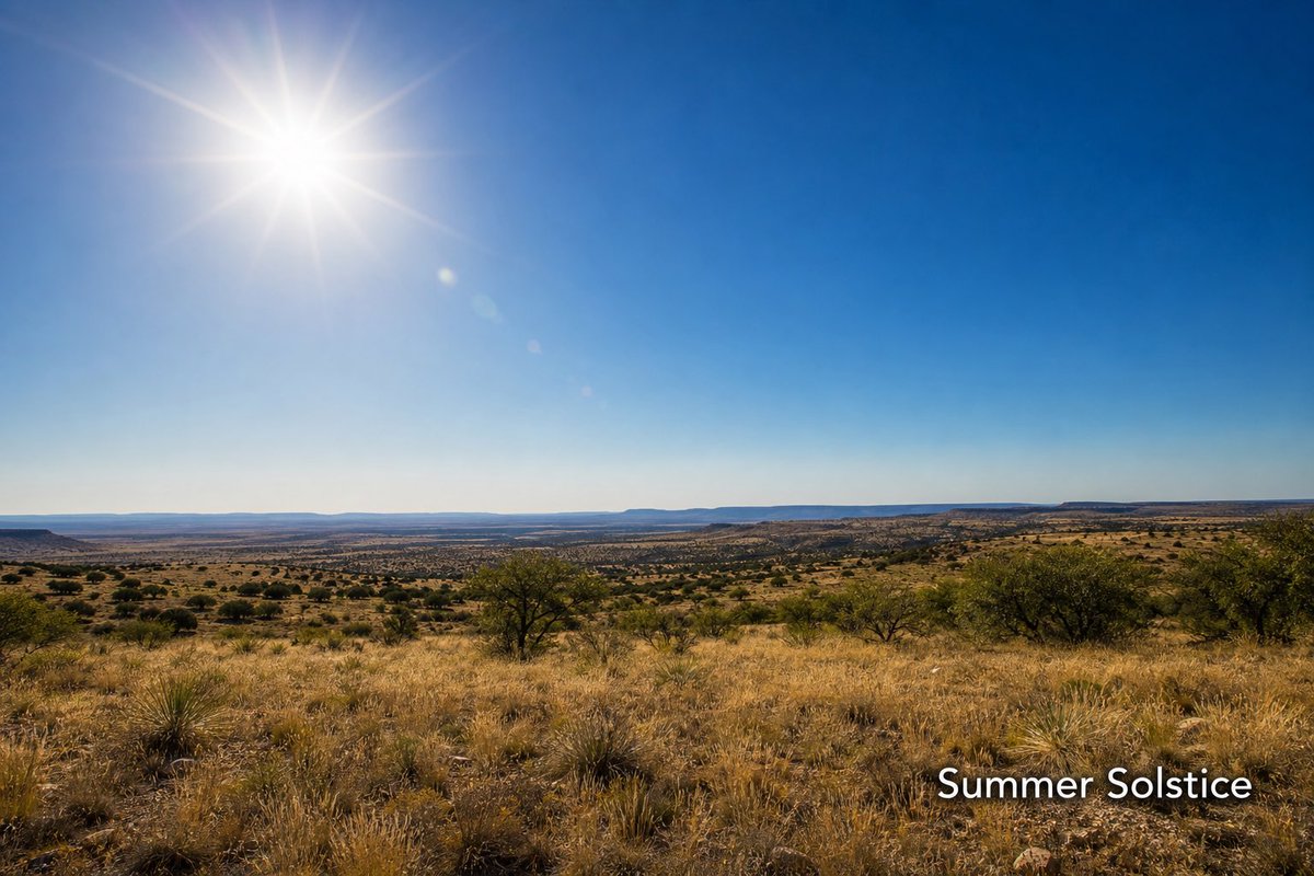 DivineWeather's tweet photo. Today is the Summer Solstice, “longest day of the year” - the most daylight (longest time between sunrise & sunset) - in the Northern Hemisphere. It is the “shortest” day in the Southern Hemisphere.
#summer #SummerSolstice #LongestDayOfTheYear #Lubbock #FOX34 #seasons #KCBD https://t.co/niquMy2IFT