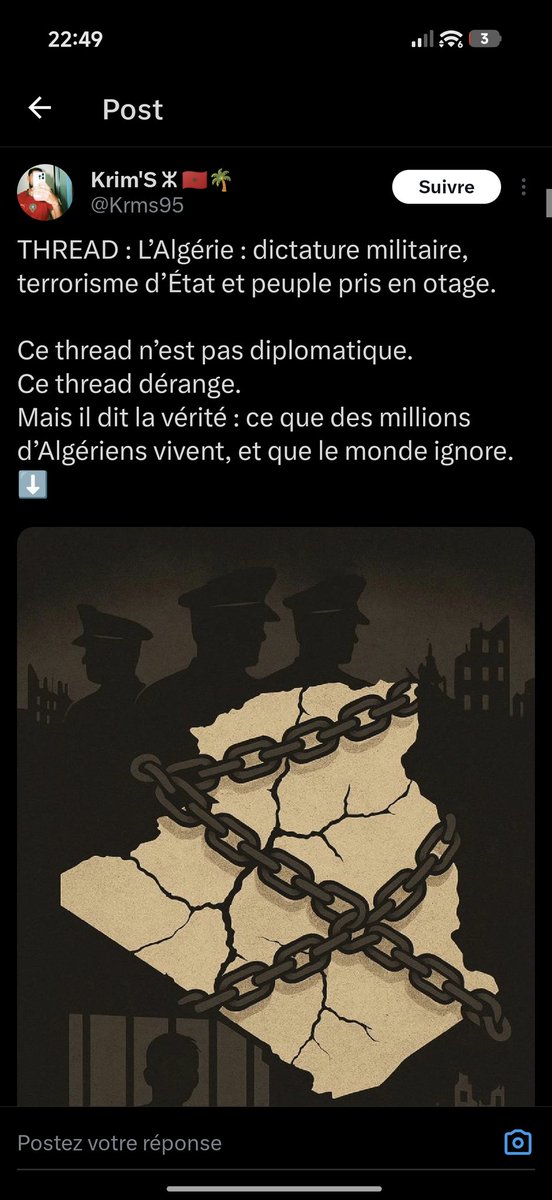 Ryd5_'s tweet photo. Merci pour les Hassanate tout les dz on va tous témoigner contre toi au jugement dernier https://t.co/LLJcJUVPDC