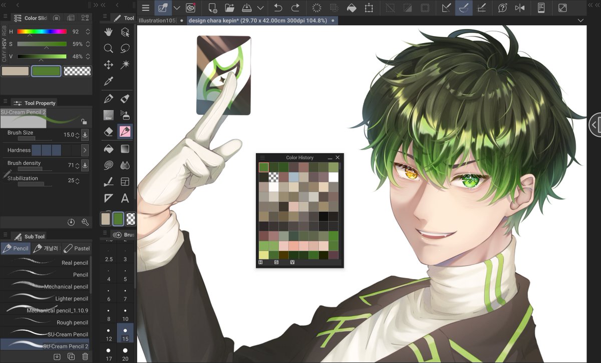 pocatorii's tweet photo. Old WIP! 🍀
Trying to post more often to fight  with algorthm. https://t.co/2uXyDUObtx
