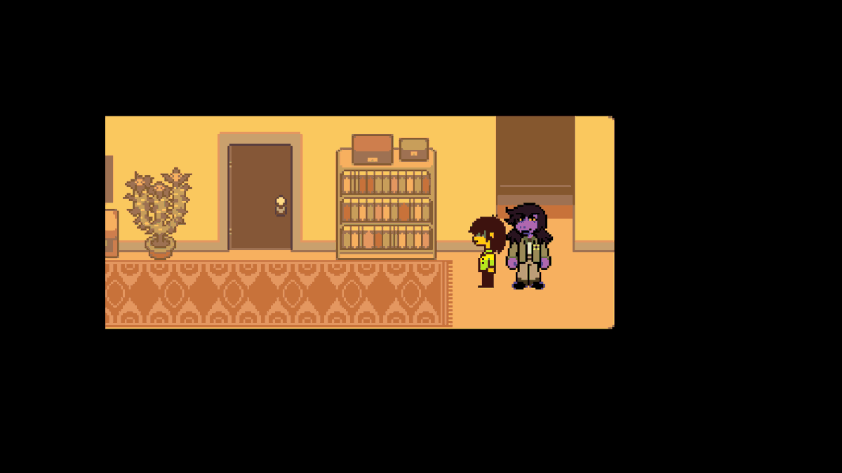 chalicerae's tweet photo. if i was kris as a child id be freaked out by toriel's sliced in half staring eye rug https://t.co/9MMtE9On6t