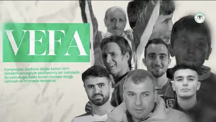 mekorkusuz's tweet photo. @konyaspor @HlebAleksander Ölürken dahi yanında Konyaspor atkısı olan Ahmet Çalık, Konyaspor’un hiçbir başarısı yokken Konyaspor’a bağlı, Konyaspor bayrağı asarken vefat eden Recep Kum.. Ama Konyaspor kimliği altında adları yaşatılmıyor. Pek vefalı değiliz gibi. https://t.co/vFz6qheuvd