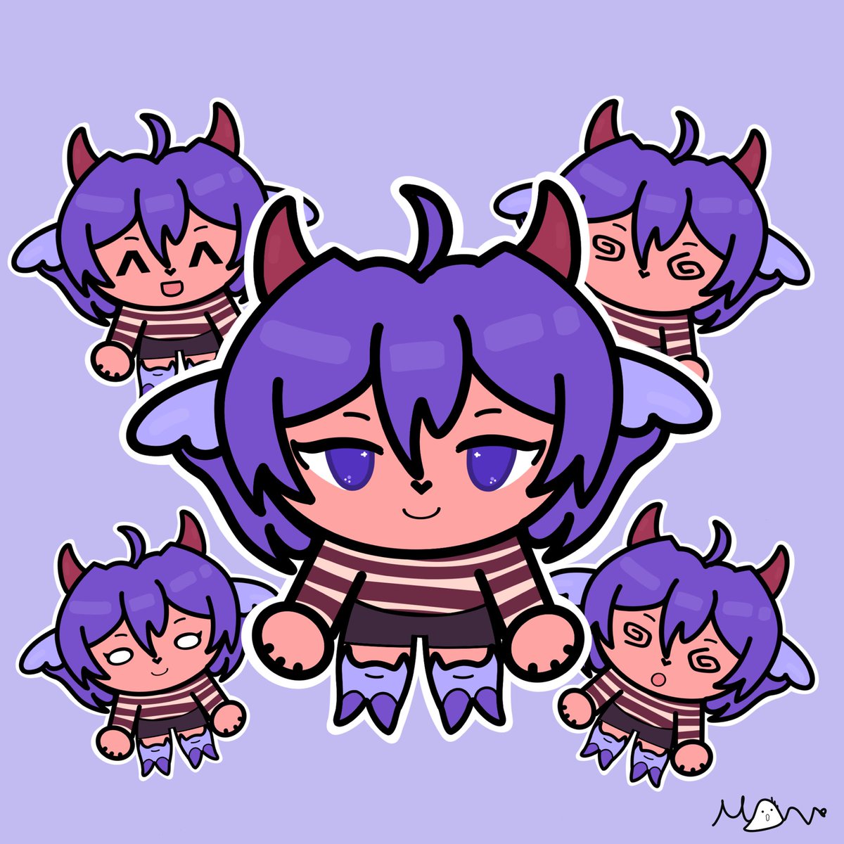 Michwee_vt's tweet photo. @BubblionStudio Hi hi i mainly do pngtubers chibis and i also animate them so far its only given to streamers im close to T-T but hopefully getting the code ill be able to make more art for other more!! https://t.co/HLT9D3j9Nb