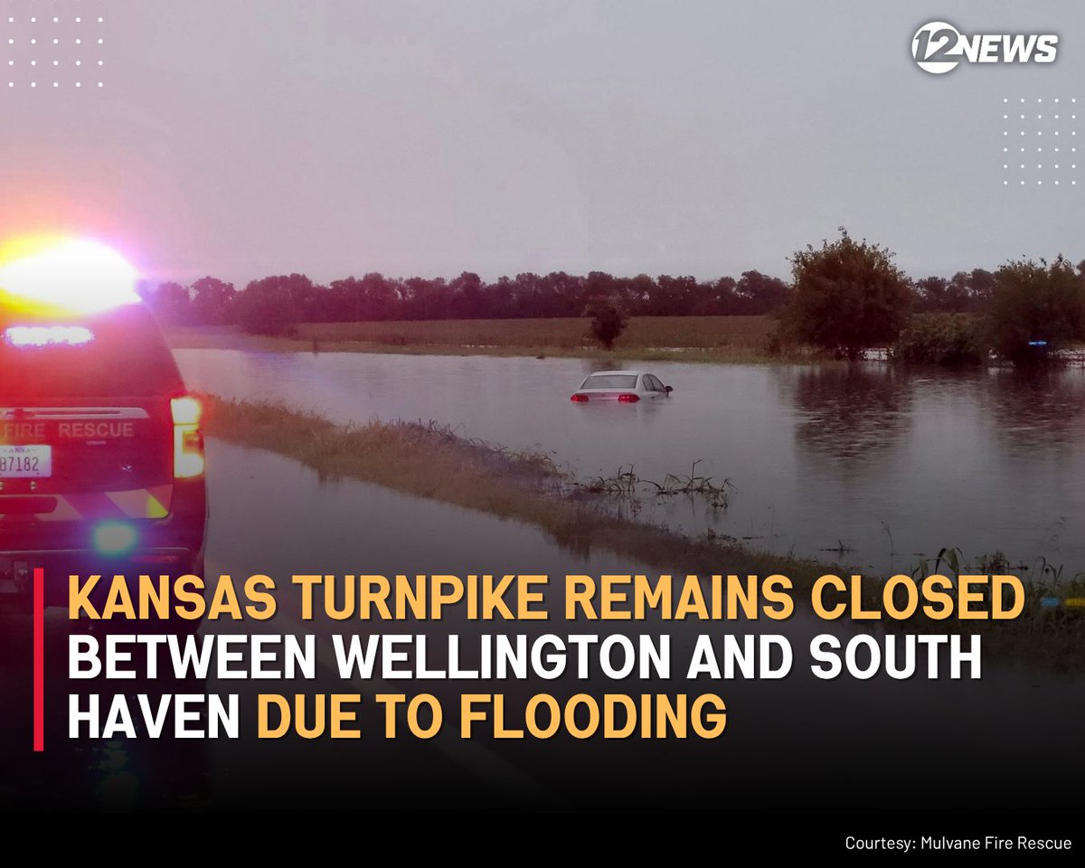 KWCH12's tweet photo. ATTENTION DRIVERS: Severe weather continues to impact portions of south-central Kansas. https://t.co/Pkjo2AUwGyย #kwch12 #storm12 #kswx https://t.co/EKRuWShS6Q
