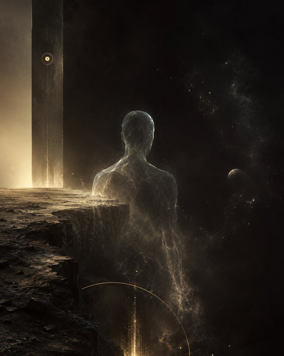 SalihBeyond's tweet photo. 1/🧵
هل نحن موجودون... أم أن تجربة تحدث دون صاحب حقيقي لها؟ 

ماذا لو أن أكثر كلمة نستخدمها يوميًا...
هي أكثر كلمة لم نثبت معناها أبدًا؟

نقول: "أنا".

لكن ما الذي نشير إليه فعلًا عندما ننطق هذا الاسم؟

هل نشير إلى شيء موجود كما نشير إلى شجرة أو حجر؟ https://t.co/q1P71zC8R6