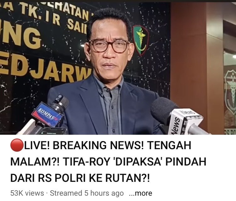 AmanNasuha's tweet photo. Bebaskan Roy TIFA
#TangkapJokowi

Tangkap 20+ koruptor MBG
#AdiliJokowi
#PecatKapolri #TolakUUPolri 

https://t.co/QYbVd4WyyP https://t.co/ALExUcKpNb