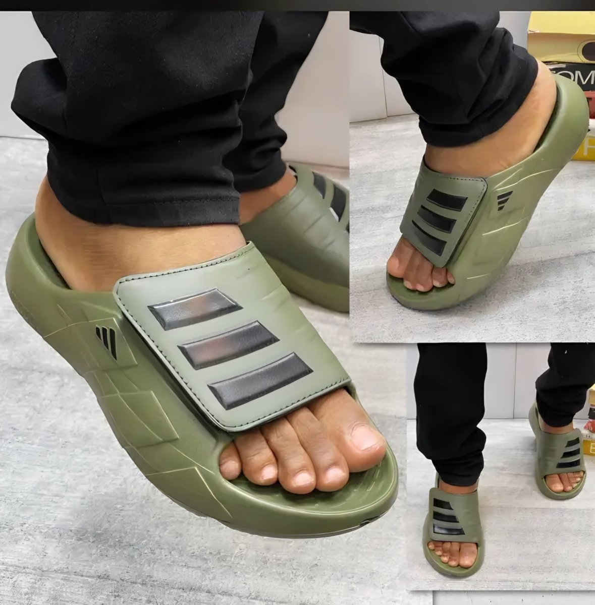 12foots's tweet photo. Adidas slides 

👟 Sizes: 40–45
🎨 Available in Multiple Colors
💰 Price: ₦25,000

✅ Available for pickup and nationwide delivery
📍 Location: Oshodi, Lagos

📲 WhatsApp: +234 701 038 6812
📸 Instagram: @12foots.ng
🐦 X (Twitter): @12foots https://t.co/Auzj4owPwP
