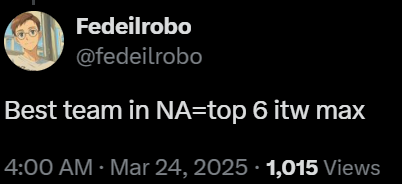 YaBoiGAK's tweet photo. @fedeilrobo @tacos_bs @vgtbs69 @ChinoBS_ @Dom0ri @SteelBS_ ratio + ur a fraud + NA is the best + tacos is him + hmble and angelboy carry you https://t.co/f8Xd7hF9dD