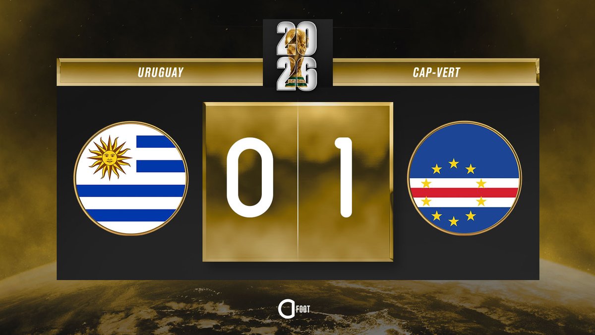 ActuFoot_'s tweet photo. ⚽️ BUUUUUUUUUUTT DE LENINI !!! 🇨🇻

INCROYABLE LE COUP-FRANC DIRECT DE 30 MÈTRES !!!!!!!!

URUGUAY 🇺🇾  0-1  🇨🇻 CAP-VERT https://t.co/41Y7H069ep