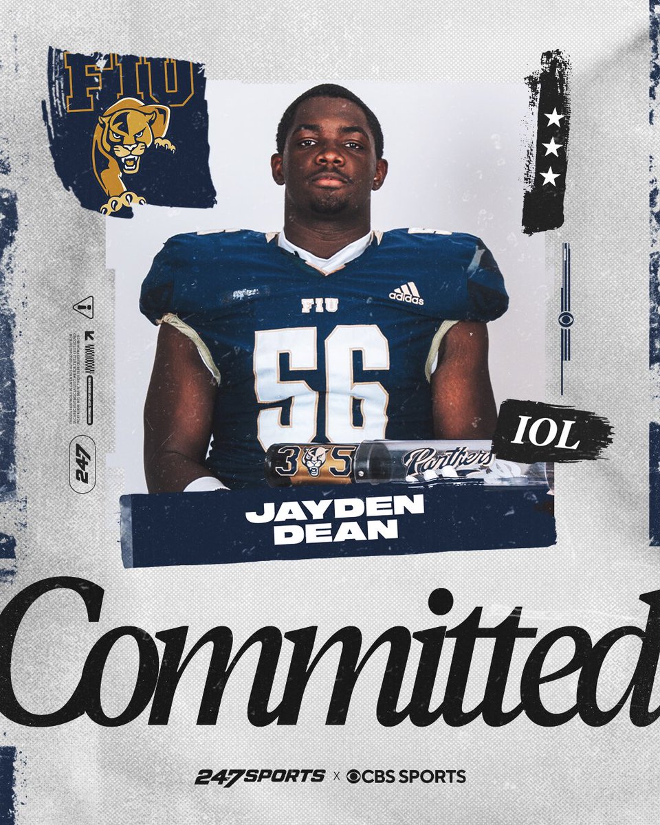 GabyUrrutia247's tweet photo. Big win on the recruiting trail for OL coach Ed Pata and FIU. 

Jayden Dean is multi-year starter on the offensive line at national powerhouse St. Thomas Aquinas who picked up offers from multiple Power 4 programs throughout his process. https://t.co/JIkWMp6p9c https://t.co/MvnWsVha8B