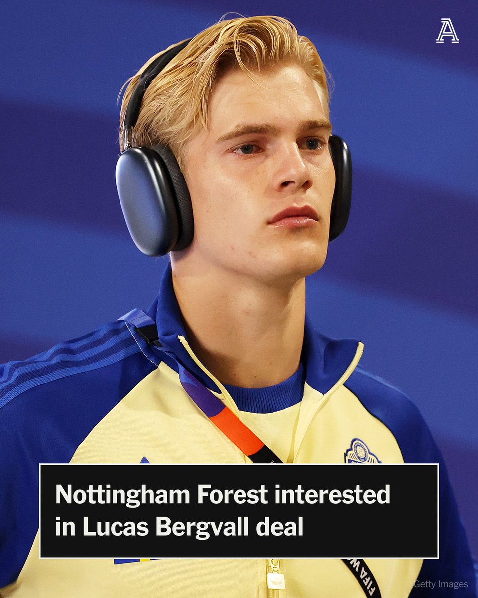 TheAthleticFC's tweet photo. Nottingham Forest have identified Tottenham Hotspur midfielder Lucas Bergvall as a potential replacement for Elliot Anderson.

Bergvall’s preference is to move on from Tottenham and seek a new challenge this summer — and his situation has alerted suitors in England and beyond.

Forest are interested in a deal as they consider a future without Anderson, who has been the subject of bids from Manchester City and interest from their rivals Manchester United.

More from @J_Tanswell 

🔗 https://t.co/3mqgh8vNDP