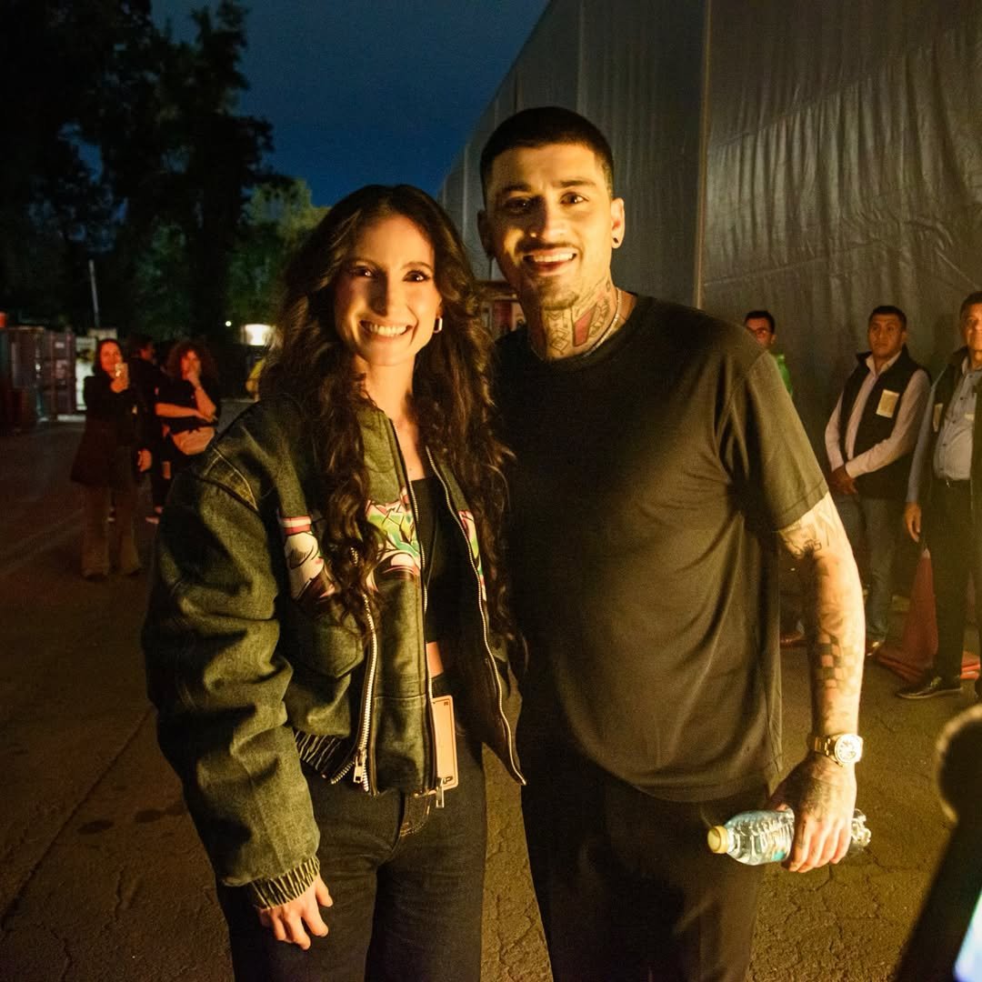 OT5Dailys's tweet photo. Zayn backstage at Estadio GNP Seguros last night with Kaia Lana, his opener for Mexico City's show!

via kaialana https://t.co/xN1lm4RZRA