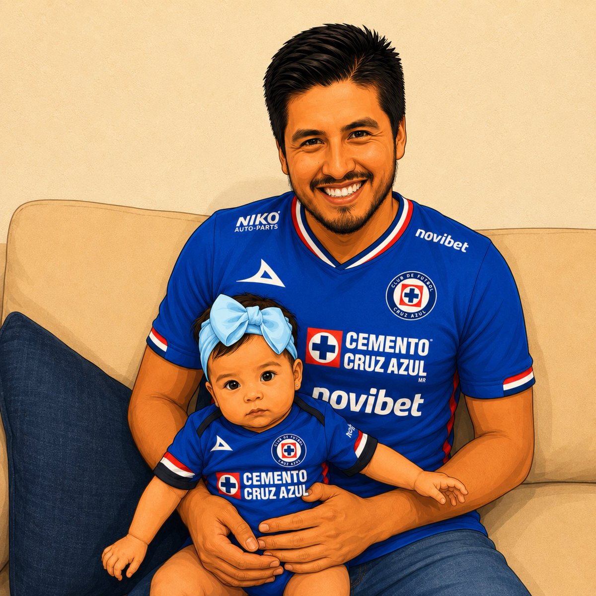 Historia_Azul's tweet photo. 💙 Hoy celebramos a quienes nos enseñaron a amar estos colores desde pequeños.

Ser papá es formar recuerdos, compartir pasiones y dejar huellas que duran toda la vida.

De parte de esta comunidad de aficionados celestes, 

¡Feliz Día del Padre a todos los papás de La Máquina! 🚂💙

#CruzAzul #DíaDelPadre #LaMáquina #AzulesDeCorazón