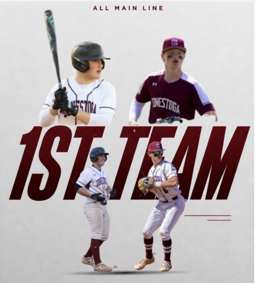 StogaBase's tweet photo. Congrats to 1st team all Main Line selections Chase Cherny and Landon Jones! https://t.co/JijoMW2WuD