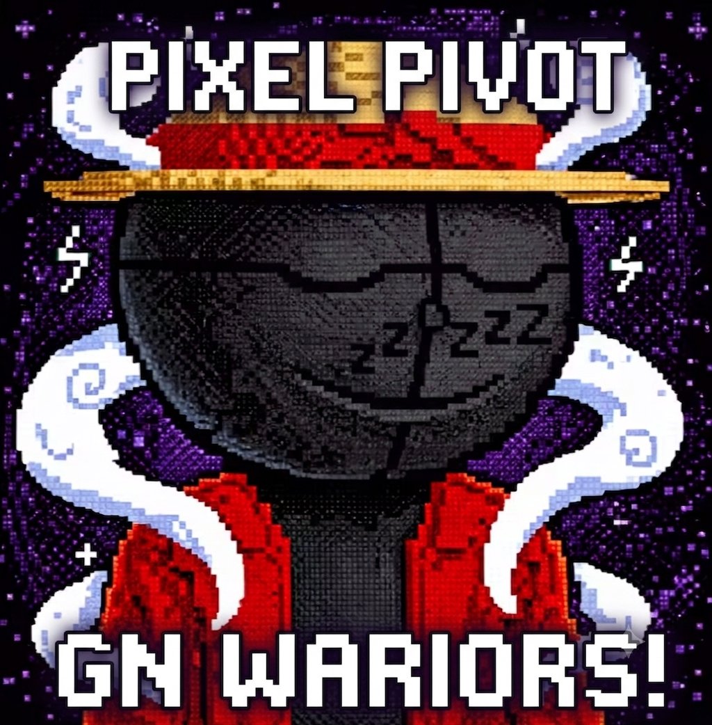 pixel_pivotNFt's tweet photo. The grind never stops, but it's time to rest up for a massive day tomorrow π΄π
βWe are cruising past 63% minted.
βGet your mints in tonight so you can wake up a winner.
β
GN, pixel Pivot Fam! πβ¨
β
π Link: https://t.co/hReglAtn9o
β
#PixelPivot #Web3 #NFTs #GN https://t.co/58L6oCrGAk