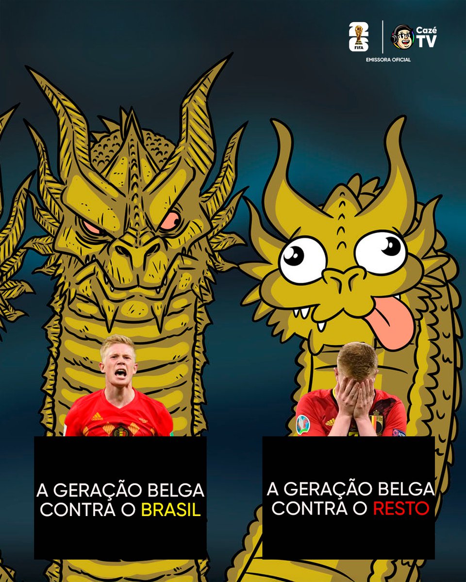 CazeTVOficial's tweet photo. na nossa vez o De Bruyne 🇧🇪 vira o Messi 1️⃣0️⃣🇦🇷 e o Lukaku parece o Ronaldo... 🤬🤬 https://t.co/QOJEAMC7YW