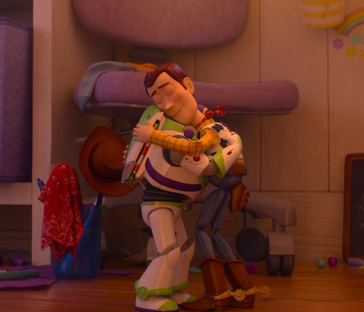 DiscussingFilm's tweet photo. Tim Allen says he wanted to make sure that Pixar got the Woody &amp; Buzz reunion right in ‘TOY STORY 5’.

“They did it with such a genuine short clip moment ‘hey missed you buddy’ then we're back to being buddies.” https://t.co/ex5NxXfchb