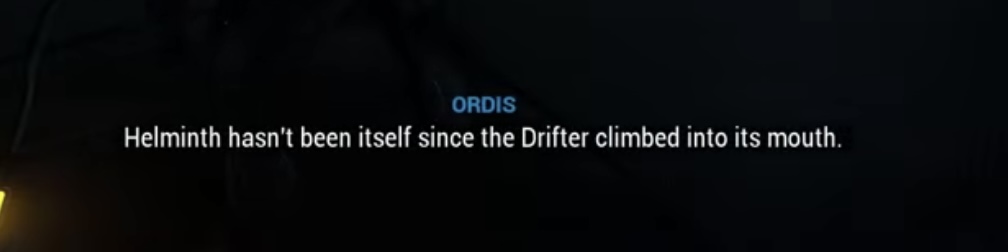 rewild28's tweet photo. Everytime I get remembered that in order to go to 1999 the Drifter has to crawl inside the Helminth’s mouth I image them getting spit out and being all soaked and disgusted. It makes me giggle 😭 https://t.co/60k3ZkXG5b