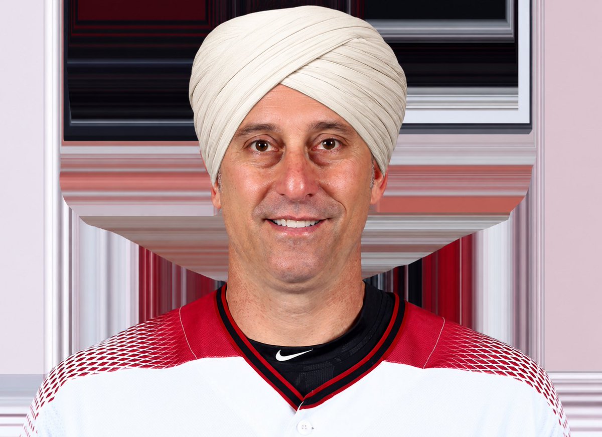 ChubbsRon's tweet photo. Behold. The leader of Isis. Tor-eh Lovollah. Legitimately lose brain cells every time I see him make a decision. When will Mike Hazen get his balls out of his mouth and pull the plug on this disaster? @MatrickP88126 https://t.co/TxhxLrMW7W
