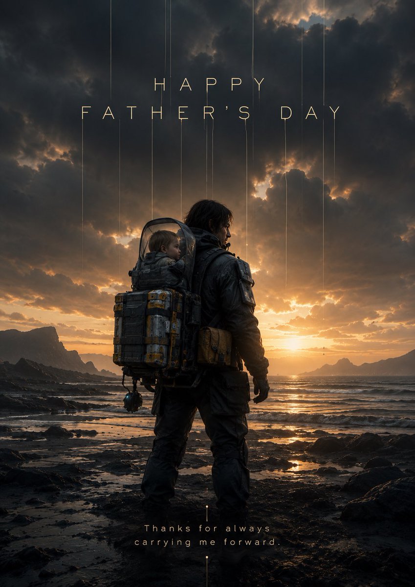tacklethefuture's tweet photo. #父の日
#DeathStranding #デスストランディング
#AI生成 (🙇🏼‍♂️) https://t.co/puKwf8iVmM