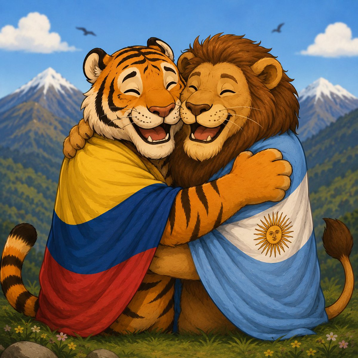 kuga_ok's tweet photo. HOY AMERICA ES MAS LIBRE CON @JMilei y @ABDELAESPRIELLA 

VIVA 🇦🇷 VIVA 🇨🇴    VLLC. https://t.co/rZ3wGpLEEw