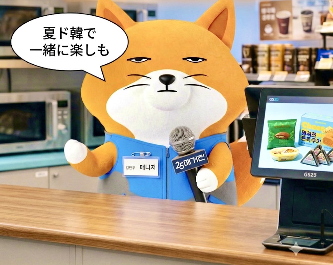 gsjapan1977's tweet photo. 【日本初上陸商品】
☀️今週から爆アツ展開！ 

ドンキ店舗に 🇰🇷GS25人気商品多数
大量上陸‼️ 

梅雨のじめじめを、 
GS25が全力で吹き飛ばす😆 

この夏はドンキで韓国気分を楽しみ尽くそ！！🔥 
色々✨企画もしちゃおっか？？😄

夏の合言葉👇

 「夏はドンキで韓国GS25に会いに行こう！」  #夏ド韓 https://t.co/DWr4H7rUyP