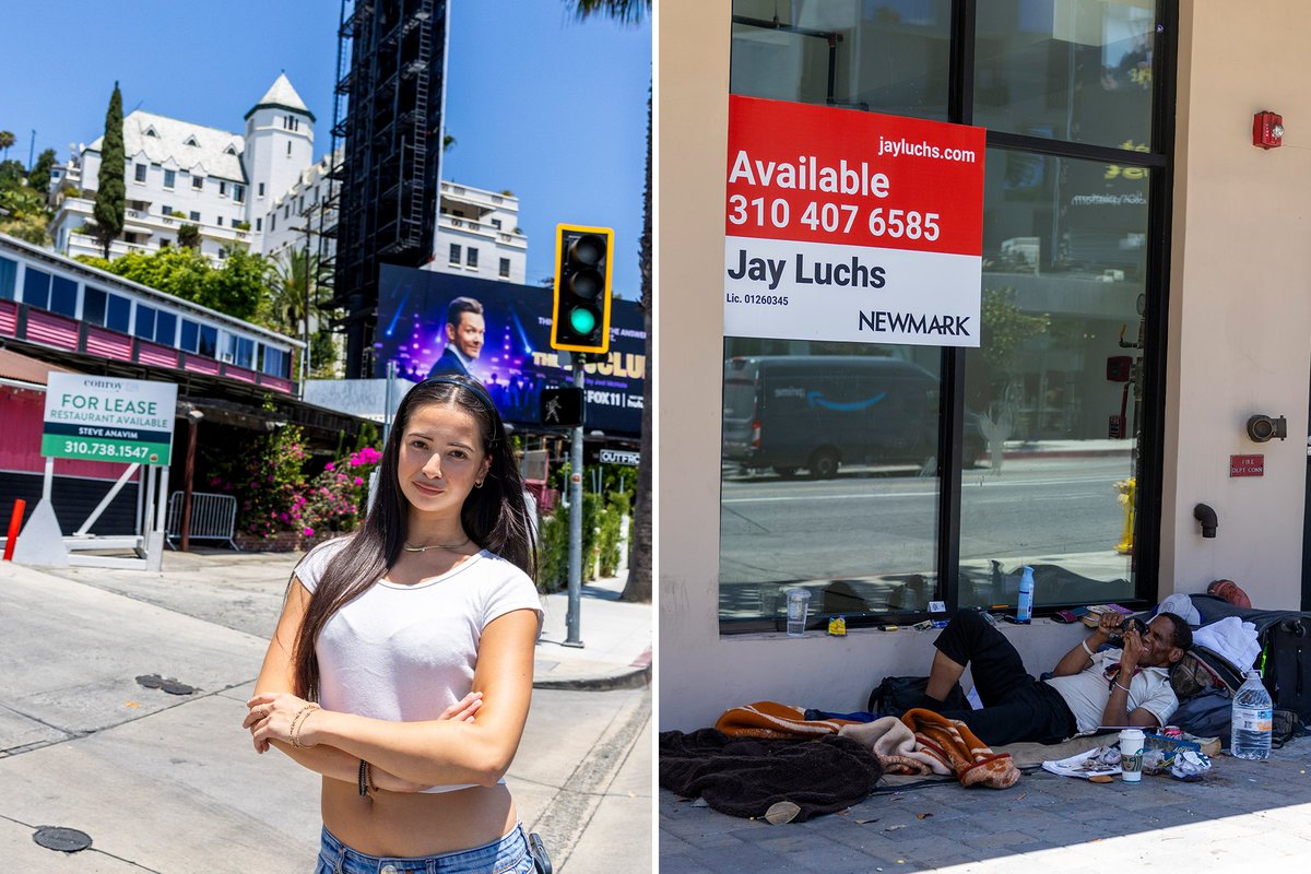 californiapost's tweet photo. Los Angeles' Sunset Strip is now on struggle street. The Post walked it for a week - here's what we found https://t.co/Y0jXMCuhPQ https://t.co/A4m6An7Rqe