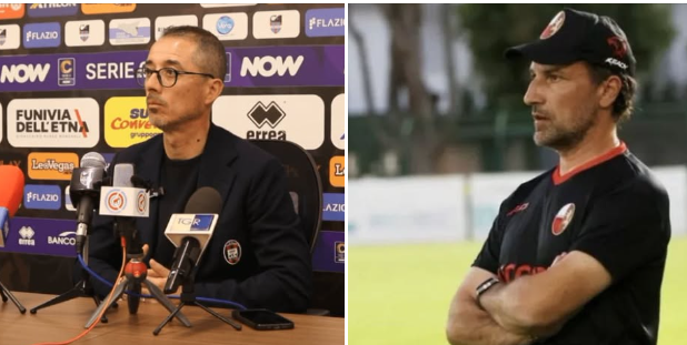 C1946d's tweet photo. Continua in casa Catania il valzer allenatori.
In attesa dell'annuncio del nuovo mister rossazzurro, che verrà annunciato dopo la fine del contratto al 30 giugno del mister uscente Toscano, sono circolati in questo mese due nomi principali, Fabio Caserta e Pietro De Giorgio, https://t.co/Jed9AA9atD
