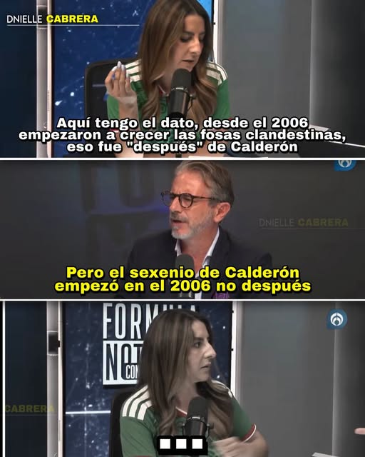 AntonioJMarti's tweet photo. Dnielle Cabrera

PANISTA POR FIN ABRIÓ LOS OJOS!
En medio de una mesa de debate, la tesorera nacional del PAN Itzel Arellano, en un desliz terminó leyendo un dato que creyó que me ayudaría a ganar el debate: aseguró que desde el 2006 empezó el aumento de fosas clandestinas, creyó que Calderón terminó su sexenio en el 2006 y no en el 2012 por lo que fue corregida y exhibida