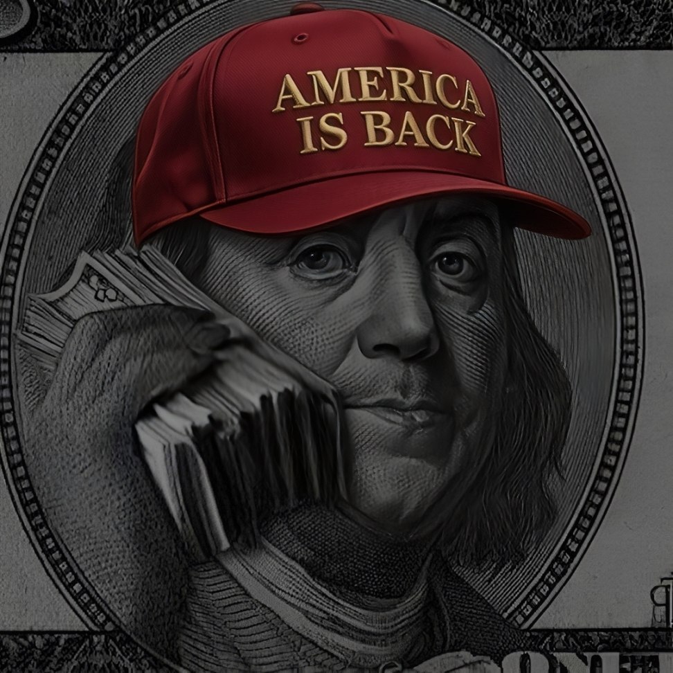 Hallbert7's tweet photo. @ElonMuskAOC We watched MAGA run to a billion; AMERICA IS BACK feels primed to blow past it with real momentum and presidential power. https://t.co/pn1qmloWFP