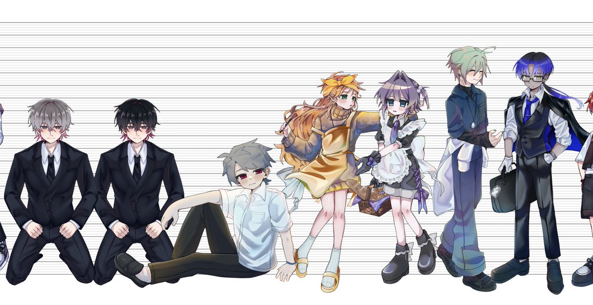 4649_UoxoU_'s tweet photo. 自探索者立ち絵まとめ〜🌷 https://t.co/yzYdBmLijq