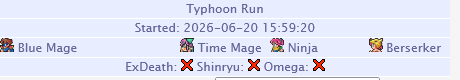 GeneralBunside's tweet photo. last job unlocked

blue mage/time mage/ninja/berserker is the party
#FF5FJF2026 https://t.co/vDTjDynjbY